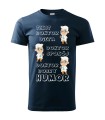 Koszulka Doktor Dobry Humor – bawełniana granatowa