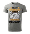 szary tshirt dla mechanika na prezent