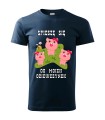 granatowy t shirt idealny dla rolnika na dożynki