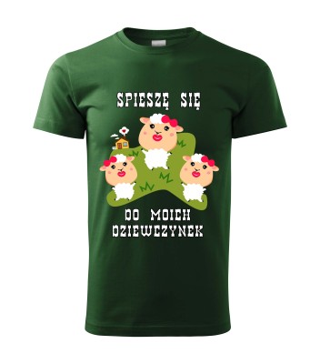 zielona koszulka dla rolnika codziennej pracy