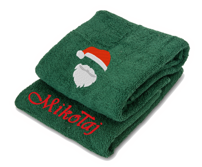 Ręcznik Świąteczny na Boże Narodzenie z imieniem 50x100 cm - Boże Narodzenie