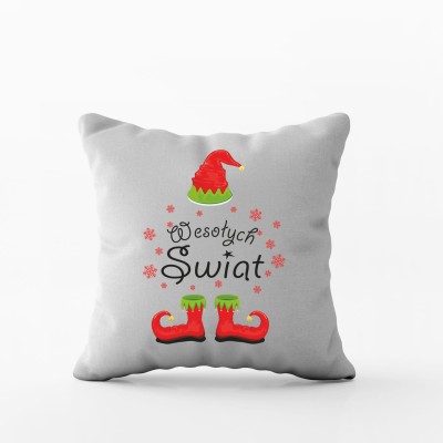 Poduszka Wesołych Świąt 'elf'