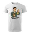 Prezent dla super nauczyciela - koszulka z nadrukiem nauczyciel na medal