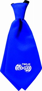 Krawatka damska dziewczęca z drukowanym logo